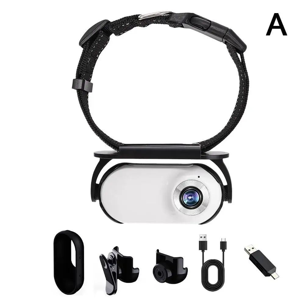 Pet Collar Camera | 1080P HD, 120° Wide-Angle, 240-Min Battery, OTG — Wahooly Pet Collar Camera | 1080P HD, 120° Wide-Angle, 240-Min Battery | OTG & TF Card Support | See the World Through Your Pet's Eyes