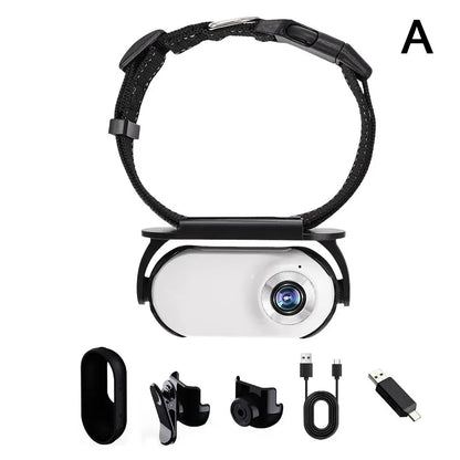 Pet Collar Camera | 1080P HD, 120° Wide-Angle, 240-Min Battery, OTG — Wahooly Pet Collar Camera | 1080P HD, 120° Wide-Angle, 240-Min Battery | OTG & TF Card Support | See the World Through Your Pet's Eyes