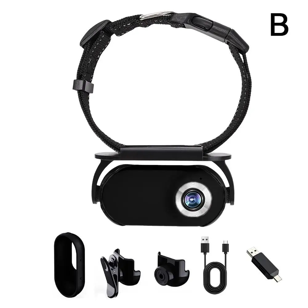 Pet Collar Camera | 1080P HD, 120° Wide-Angle, 240-Min Battery, OTG — Wahooly Pet Collar Camera | 1080P HD, 120° Wide-Angle, 240-Min Battery | OTG & TF Card Support | See the World Through Your Pet's Eyes