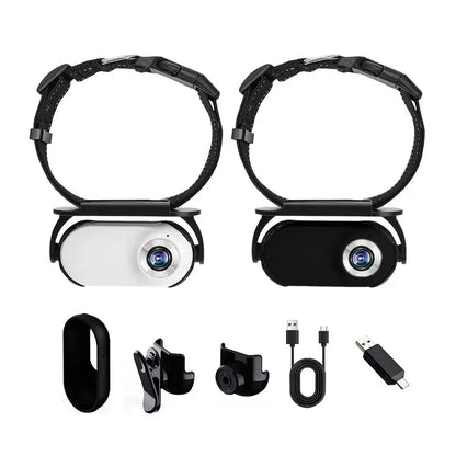 Pet Collar Camera | 1080P HD, 120° Wide-Angle, 240-Min Battery, OTG — Wahooly Pet Collar Camera | 1080P HD, 120° Wide-Angle, 240-Min Battery | OTG & TF Card Support | See the World Through Your Pet's Eyes