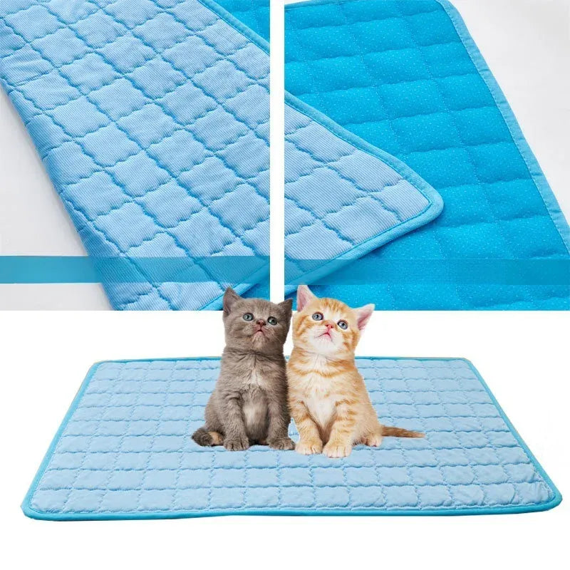 Pet Cooling Mat – Ice Silk Dog & Cat Sleeping Pad, 5 Sizes | Wahooly Pet Cooling Mat – Ice Silk Dog & Cat Sleeping Pad | 5 Sizes, 6 Colors