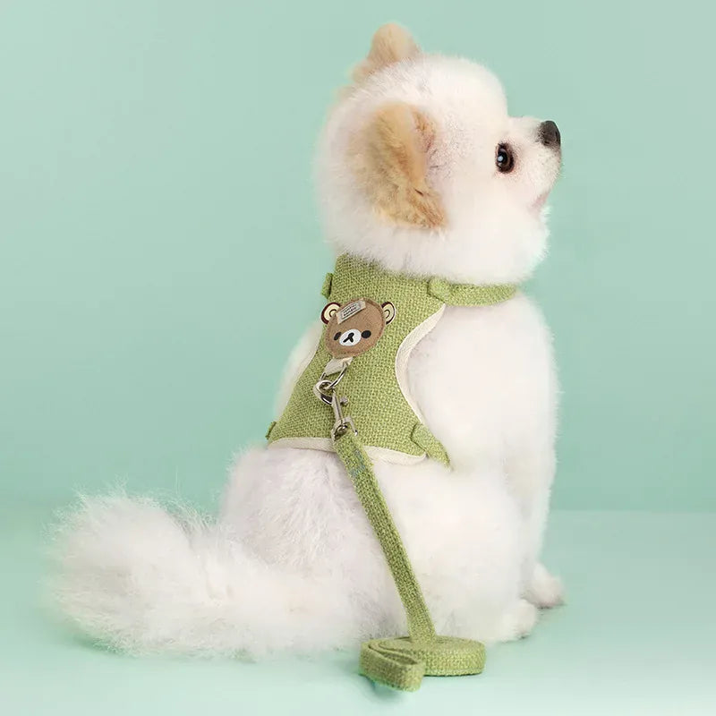 Pet Dog Harness Lead Leash Set Adjustable Puppy Kitten Vest Harness Small Medium Dog Cat Collar Chihuahua Pet Dog Accessories Pet Dog Harness Lead Leash Set Adjustable Puppy Kitten Vest Harness Small Medium Dog Cat Collar Chihuahua Pet Dog Accessories