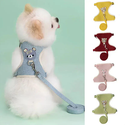 Pet Dog Harness Lead Leash Set Adjustable Puppy Kitten Vest Harness Small Medium Dog Cat Collar Chihuahua Pet Dog Accessories Pet Dog Harness Lead Leash Set Adjustable Puppy Kitten Vest Harness Small Medium Dog Cat Collar Chihuahua Pet Dog Accessories