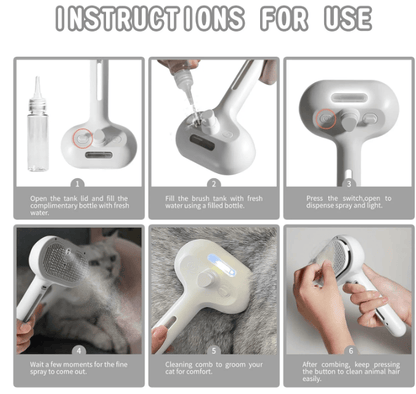 Pet Hair Spray Brush Pet Hair Spray Brush
