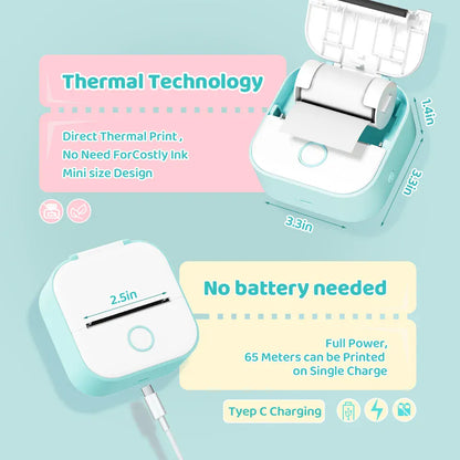 Phomemo T02 Mini Thermal Sticker Printer | Wireless, Inkless, iOS & Android Phomemo T02 Mini Thermal Sticker Printer – Wireless, Inkless & Portable | iOS & Android