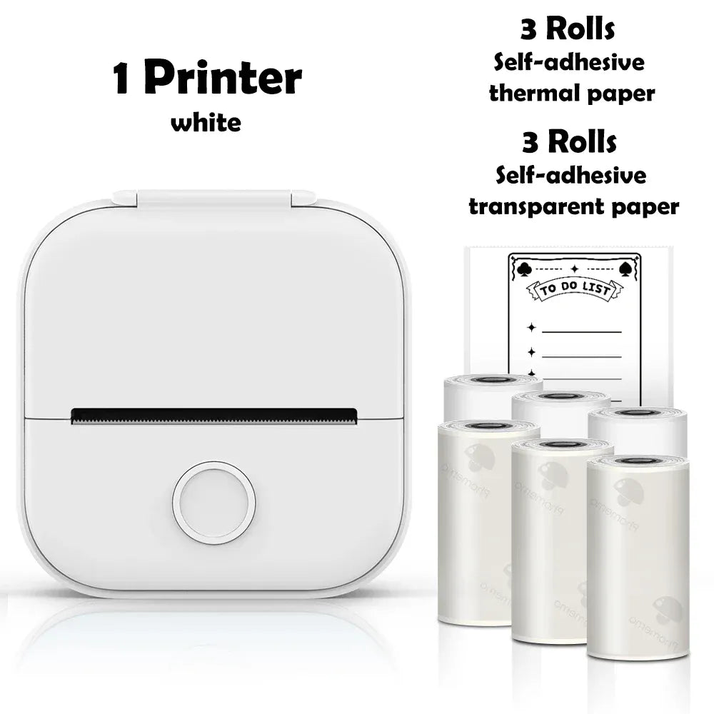 Phomemo T02 Mini Thermal Sticker Printer | Wireless, Inkless, iOS & Android Phomemo T02 Mini Thermal Sticker Printer – Wireless, Inkless & Portable | iOS & Android