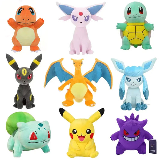 Pikachu Charizard Doll Gengar Squirtle Pokemon Plush Stuff Toy Plush Doll Espeon Glaceon Umbreon Soft Cartoon Toys Kids Gifts Pikachu Charizard Doll Gengar Squirtle Pokemon Plush Stuff Toy Plush Doll Espeon Glaceon Umbreon Soft Cartoon Toys Kids Gifts