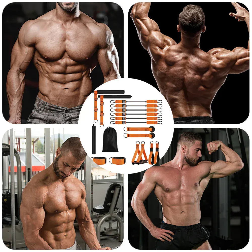 Pilates Bar Kit & Resistance Bands Multifunctional Pilates Bar Portable Yoga Pilates Stick Home Gym Strength Training Equipment Pilates Bar Kit & Resistance Bands Multifunctional Pilates Bar Portable Yoga Pilates Stick Home Gym Strength Training Equipment