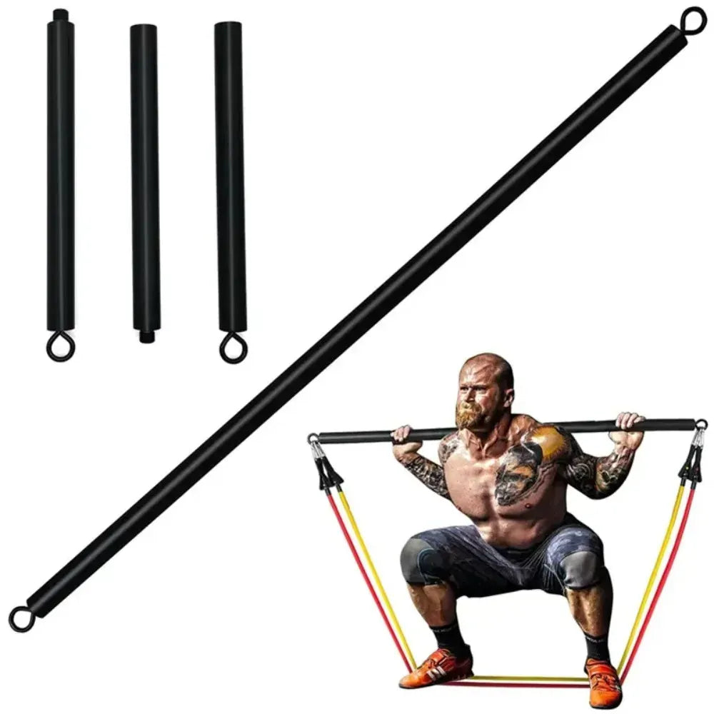 Pilates Resistance Bar with Detachable Foam-Padded Design Pilates Resistance Bar with Detachable Foam-Padded Design