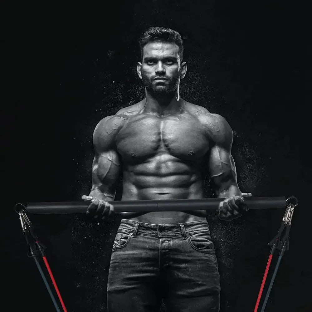 Pilates Resistance Bar with Detachable Foam-Padded Design Pilates Resistance Bar with Detachable Foam-Padded Design