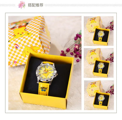 Pocket Monster Pikachu Fashion Cosplay Watch Creative Boys Girls Children's Anime Cartoon Birthday Gifts with Box Pocket Monster Pikachu Fashion Cosplay Watch Creative Boys Girls Children's Anime Cartoon Birthday Gifts with Box