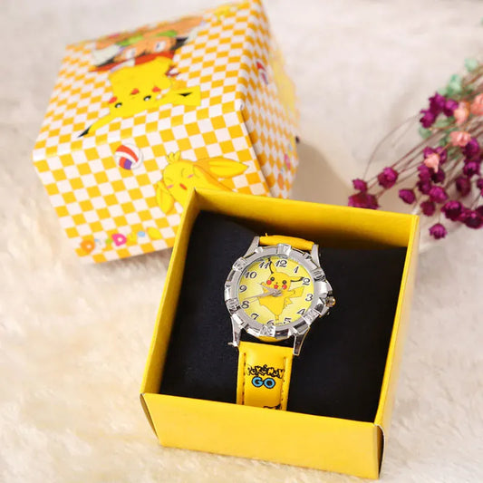 Pocket Monster Pikachu Fashion Cosplay Watch Creative Boys Girls Children's Anime Cartoon Birthday Gifts with Box Pocket Monster Pikachu Fashion Cosplay Watch Creative Boys Girls Children's Anime Cartoon Birthday Gifts with Box