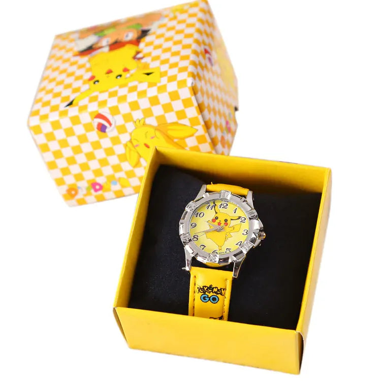 Pocket Monster Pikachu Fashion Cosplay Watch Creative Boys Girls Children's Anime Cartoon Birthday Gifts with Box Pocket Monster Pikachu Fashion Cosplay Watch Creative Boys Girls Children's Anime Cartoon Birthday Gifts with Box