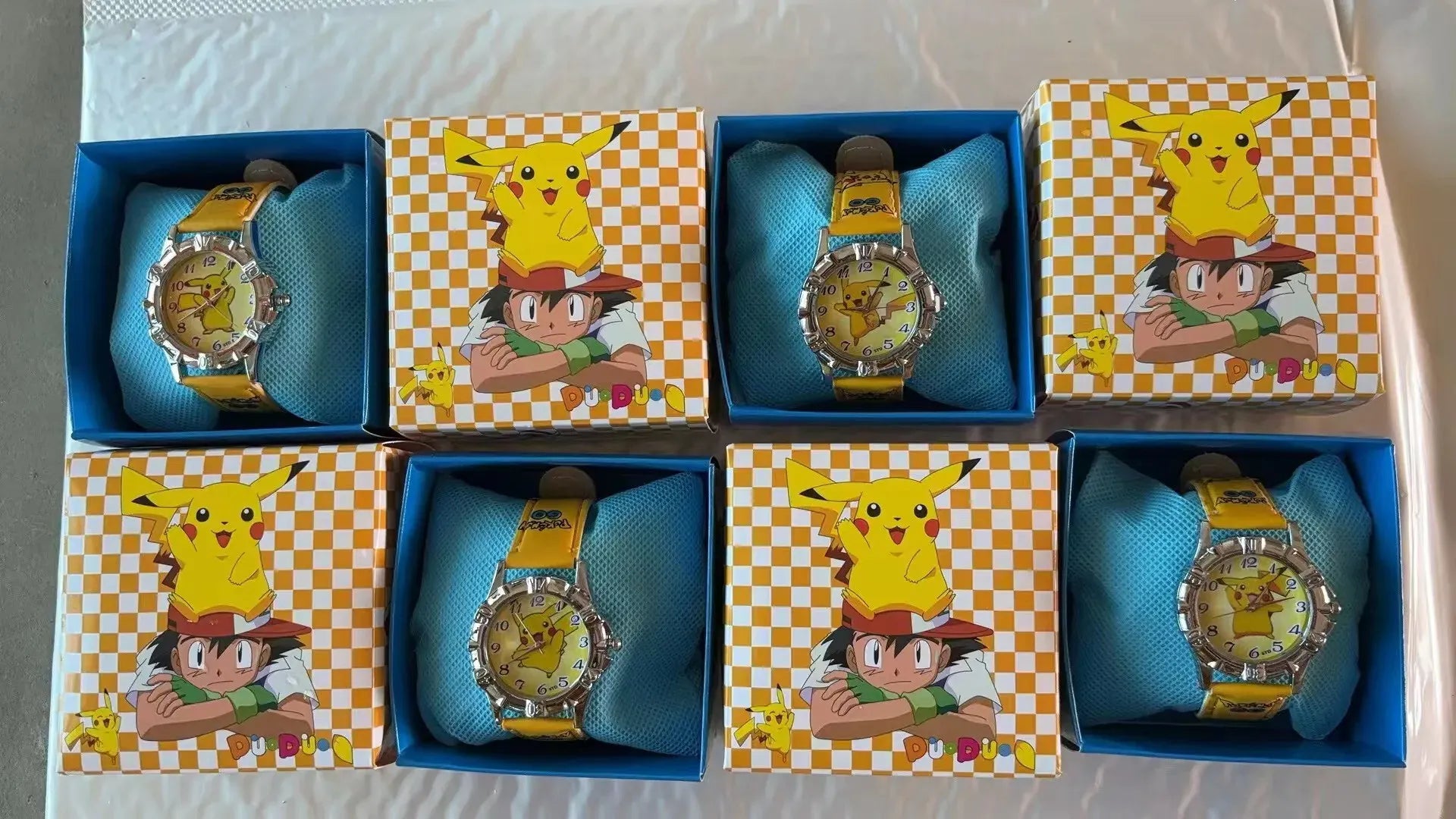 Pocket Monster Pikaqiu kawaii Fashion Trend Creative Watch Boys and Girls Children's Anime Cartoon Birthday Gift Box Pocket Monster Pikaqiu kawaii Fashion Trend Creative Watch Boys and Girls Children's Anime Cartoon Birthday Gift Box