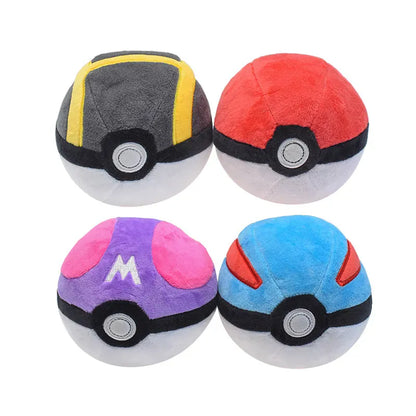 Pokéball Plush Toys - Master Ball, Ultra Ball & More | Pokémon Gifts Pokeball Plush Master Ball Poke Ball Great Ball Beast Ball Dusk Ball Hisuian Ultra Ball Toys for Children Kids Christmas Gift