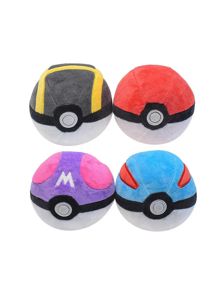 Pokéball Plush Toys - Master Ball, Ultra Ball & More | Pokémon Gifts Pokeball Plush Master Ball Poke Ball Great Ball Beast Ball Dusk Ball Hisuian Ultra Ball Toys for Children Kids Christmas Gift