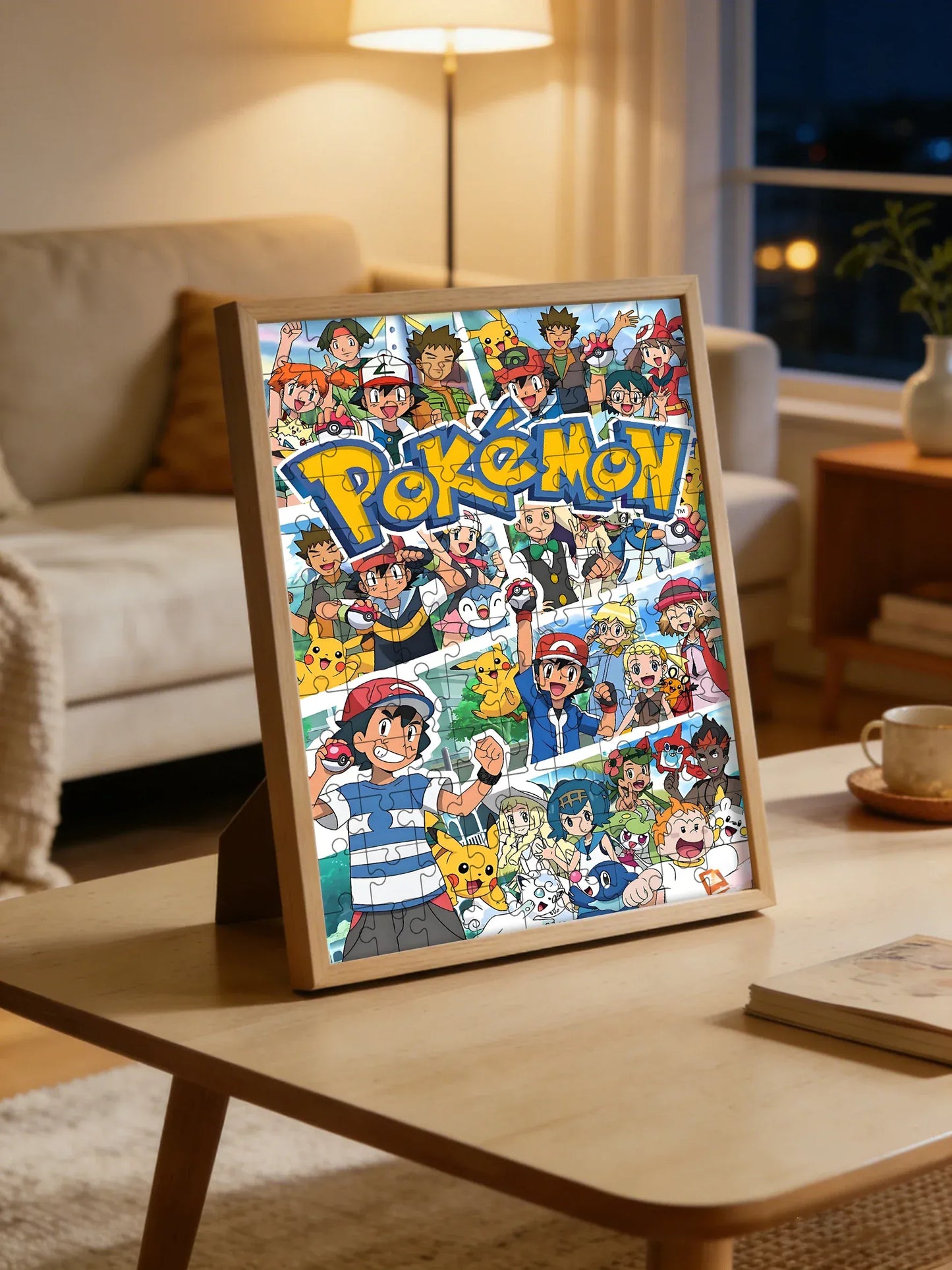 Pokemon family Theme Wooden Puzzle Game - Educational Toy in Various Piece Counts 108/200/300/500/1000 Piece Options Available Pokemon family Theme Wooden Puzzle Game - Educational Toy in Various Piece Counts 108/200/300/500/1000 Piece Options Available