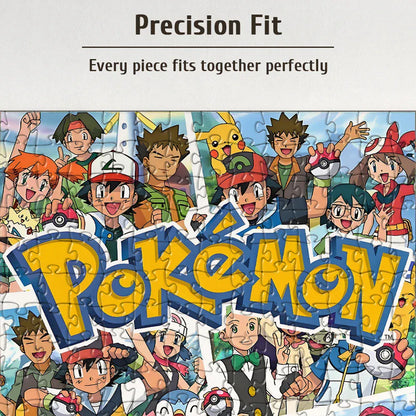 Pokemon family Theme Wooden Puzzle Game - Educational Toy in Various Piece Counts 108/200/300/500/1000 Piece Options Available Pokemon family Theme Wooden Puzzle Game - Educational Toy in Various Piece Counts 108/200/300/500/1000 Piece Options Available