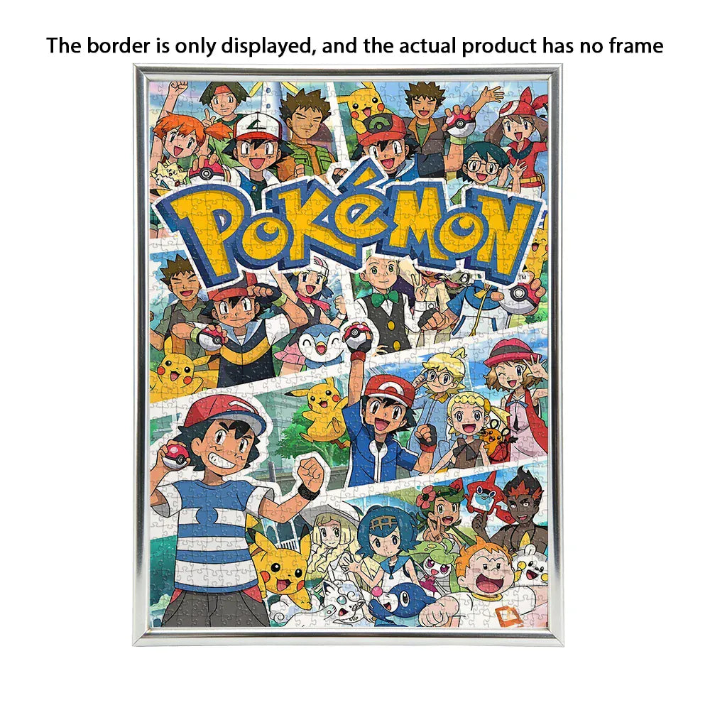 Pokemon family Theme Wooden Puzzle Game - Educational Toy in Various Piece Counts 108/200/300/500/1000 Piece Options Available Pokemon family Theme Wooden Puzzle Game - Educational Toy in Various Piece Counts 108/200/300/500/1000 Piece Options Available