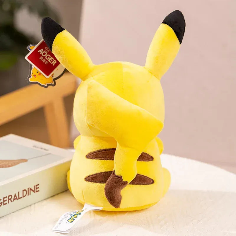 Heart Pikachu Plush 35cm - Cute Pokémon Stuffed Toy | Valentine's Gift Pokemon Heart Pikachu Plushies Cartoon Anime Stuffed Kawaii Ornament Comfortable Soft Doll Children Toy Gift