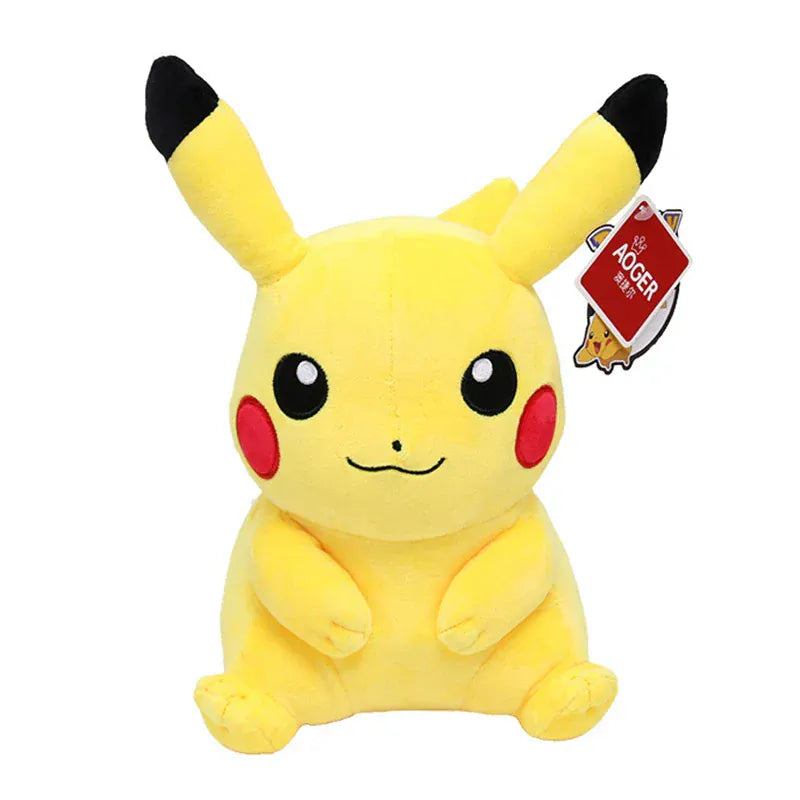 Heart Pikachu Plush 35cm - Cute Pokémon Stuffed Toy | Valentine's Gift Pokemon Heart Pikachu Plushies Cartoon Anime Stuffed Kawaii Ornament Comfortable Soft Doll Children Toy Gift