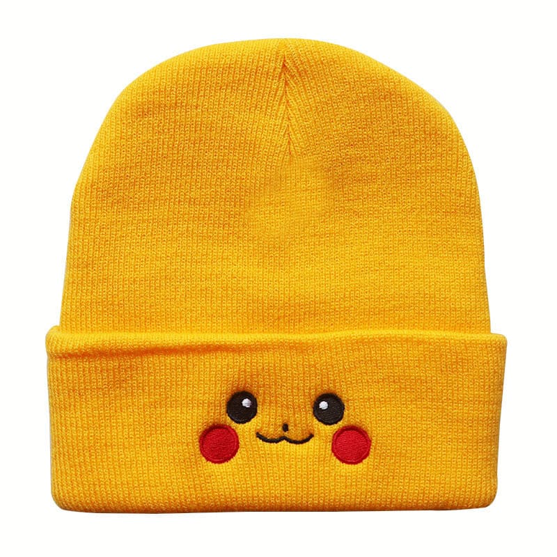 Pokemon Pikachu Anime Knitting Beanies Hat Men Women Solid Color Quality Cap Cute Casual Warm Hats Fashion Versatile Unisex Caps Pokemon Pikachu Anime Knitting Beanies Hat Men Women Solid Color Quality Cap Cute Casual Warm Hats Fashion Versatile Unisex Caps