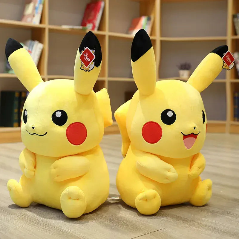 Pikachu Plush Toy 40cm - Soft Stuffed Pokémon Pillow | Official Anime Gift Pokemon Pikachu Plush Toys Pillow Cartoon Japan Anime Elf Plush Doll Soft Stuffed Kawaii Kids Doll Christmas Gift For Children
