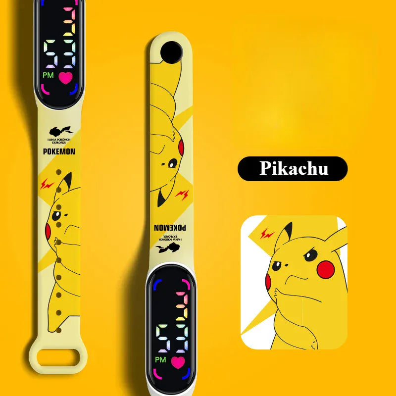 Pokemon Watch Pikachu Gengar, LED Digital Waterproof Watch for Kids, Electronic Wristwatch Boys Girls Birthday Gift Pokemon Watch Pikachu Gengar, LED Digital Waterproof Watch for Kids, Electronic Wristwatch Boys Girls Birthday Gift