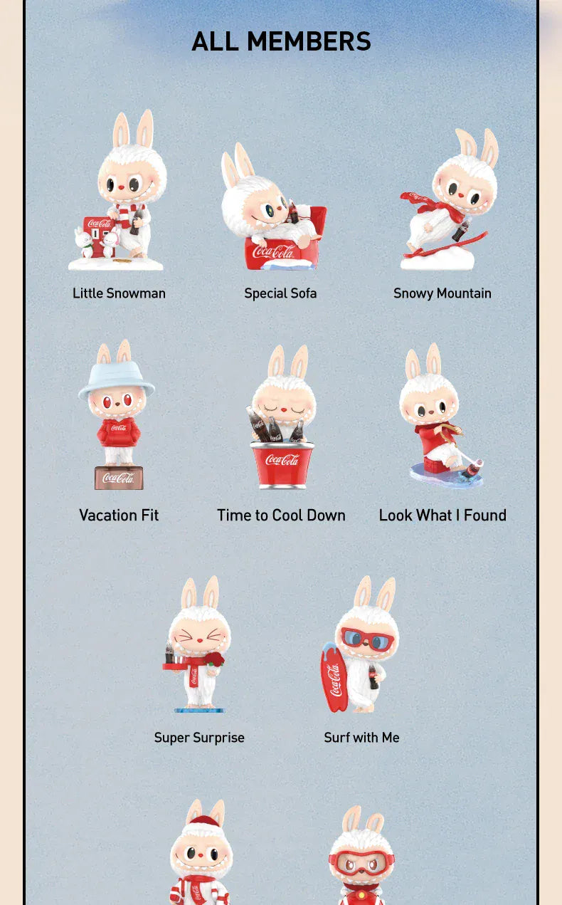 POP MART LABUBU THE MONSTERS Coca-Cola Series POP MART LABUBU THE MONSTERS Coca-Cola Series