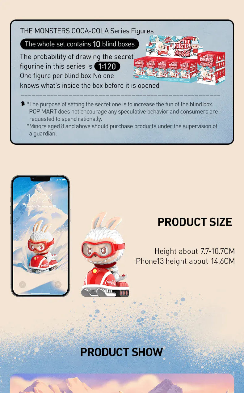 POP MART LABUBU THE MONSTERS Coca-Cola Series POP MART LABUBU THE MONSTERS Coca-Cola Series
