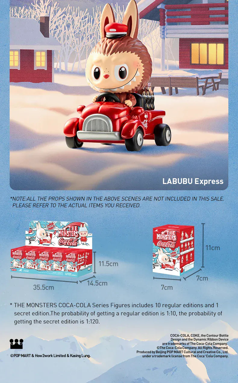 POP MART LABUBU THE MONSTERS Coca-Cola Series POP MART LABUBU THE MONSTERS Coca-Cola Series