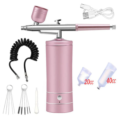 Portable Airbrush Kit with Compressor – 30PSI Cordless Nail Art & Cake Airbrush | Wahooly Portable Airbrush Kit with Compressor – 30PSI Cordless Air Brush for Nail Art, Cake, Tattoo & More