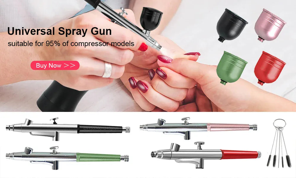 Portable Airbrush Kit with Compressor – 30PSI Cordless Nail Art & Cake Airbrush | Wahooly Portable Airbrush Kit with Compressor – 30PSI Cordless Air Brush for Nail Art, Cake, Tattoo & More