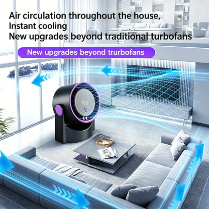 Portable Bladeless Fan 1200mAh Rechargeable 100 Speeds Timer | Wahooly Portable Bladeless Fan – 1200mAh Rechargeable, 100 Speeds, Timer & Wall Mount