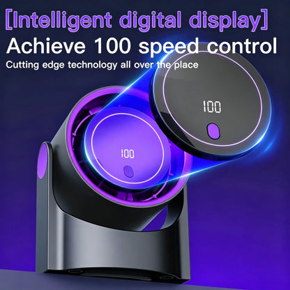 Portable Bladeless Fan 1200mAh Rechargeable 100 Speeds Timer | Wahooly Portable Bladeless Fan – 1200mAh Rechargeable, 100 Speeds, Timer & Wall Mount