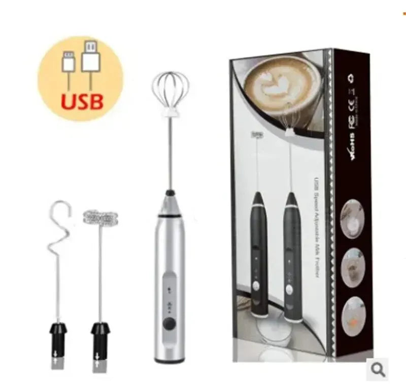Portable Electric Milk Frothers Handheld Blender USB Mini Coffee Maker Whisk Mixer Cappuccino Cream Egg Beater Food Blender Portable Electric Milk Frothers Handheld Blender USB Mini Coffee Maker Whisk Mixer Cappuccino Cream Egg Beater Food Blender
