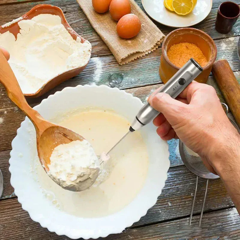 Portable Electric Milk Frothers Handheld Blender USB Mini Coffee Maker Whisk Mixer Cappuccino Cream Egg Beater Food Blender Portable Electric Milk Frothers Handheld Blender USB Mini Coffee Maker Whisk Mixer Cappuccino Cream Egg Beater Food Blender