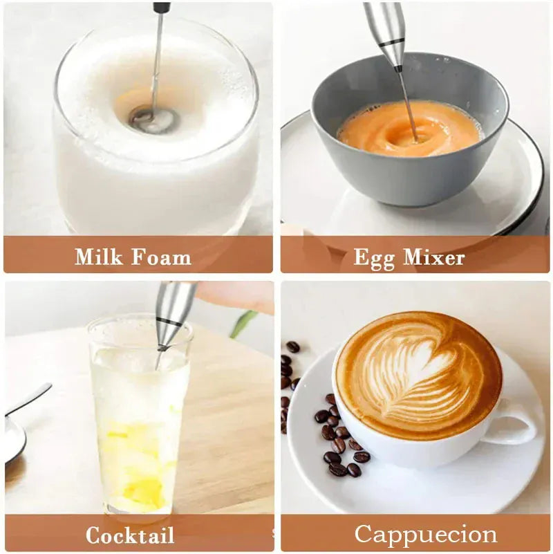 Portable Electric Milk Frothers Handheld Blender USB Mini Coffee Maker Whisk Mixer Cappuccino Cream Egg Beater Food Blender Portable Electric Milk Frothers Handheld Blender USB Mini Coffee Maker Whisk Mixer Cappuccino Cream Egg Beater Food Blender