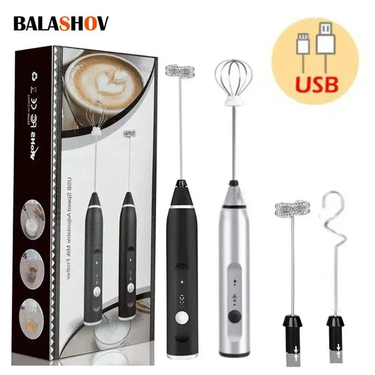 Portable Electric Milk Frothers Handheld Blender USB Mini Coffee Maker Whisk Mixer Cappuccino Cream Egg Beater Food Blender Portable Electric Milk Frothers Handheld Blender USB Mini Coffee Maker Whisk Mixer Cappuccino Cream Egg Beater Food Blender