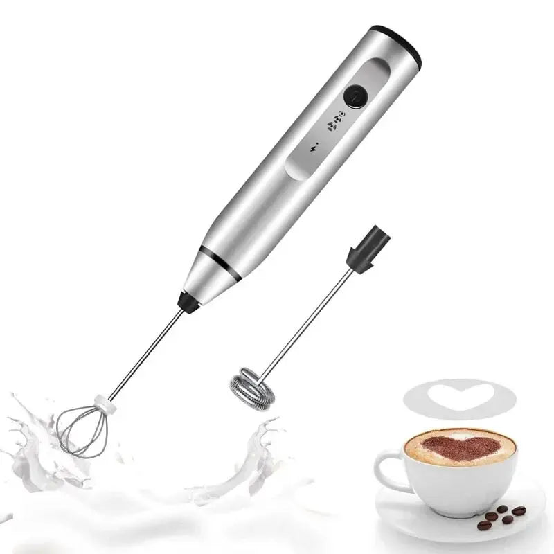 Portable Electric Milk Frothers Handheld Blender USB Mini Coffee Maker Whisk Mixer Cappuccino Cream Egg Beater Food Blender Portable Electric Milk Frothers Handheld Blender USB Mini Coffee Maker Whisk Mixer Cappuccino Cream Egg Beater Food Blender