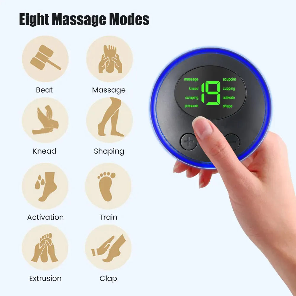 Portable EMS Massage Patch with 8 Modes & 19 Levels Portable EMS Massage Patch with 8 Modes & 19 Levels