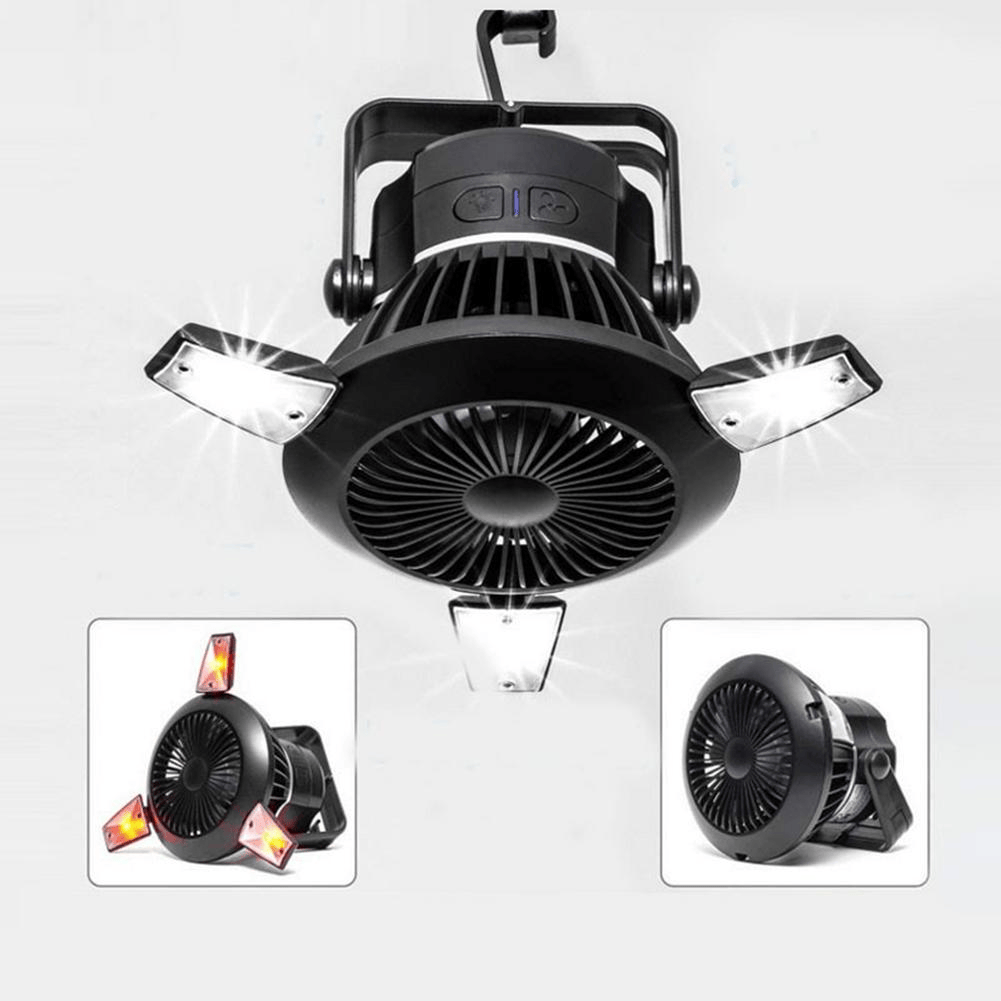 Portable Foldable Fan LED Solar Camping Lantern with Hook Portable Foldable Fan LED Solar Camping Lantern with Hook