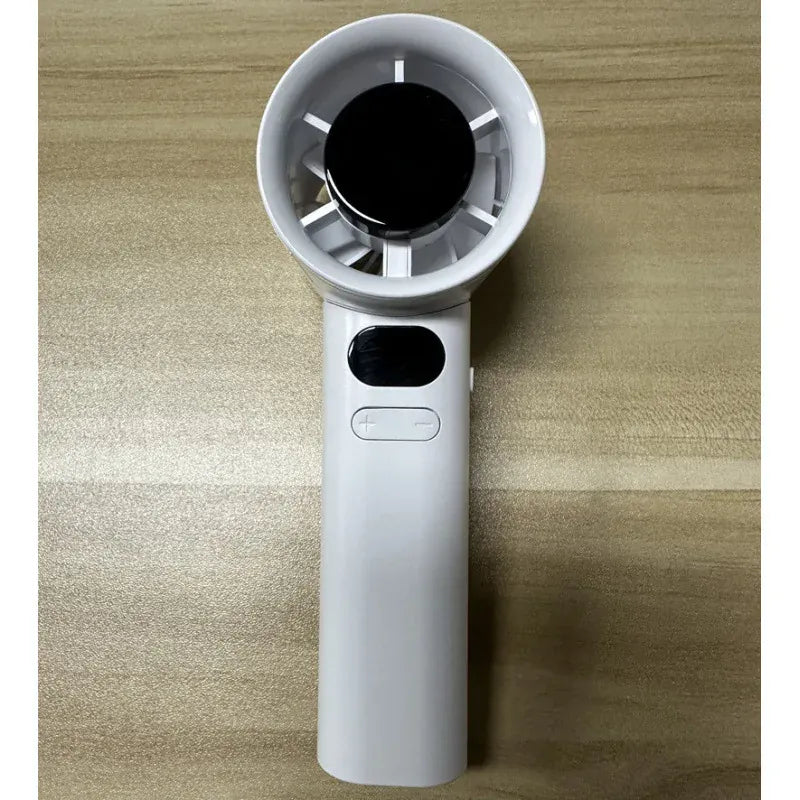 Portable Handheld Ice Cooling Fan | USB Rechargeable | 6-Hour Battery | 120-Speed Portable Handheld Ice Cooling Fan — USB Rechargeable, 6-Hour Battery, 120-Speed Control