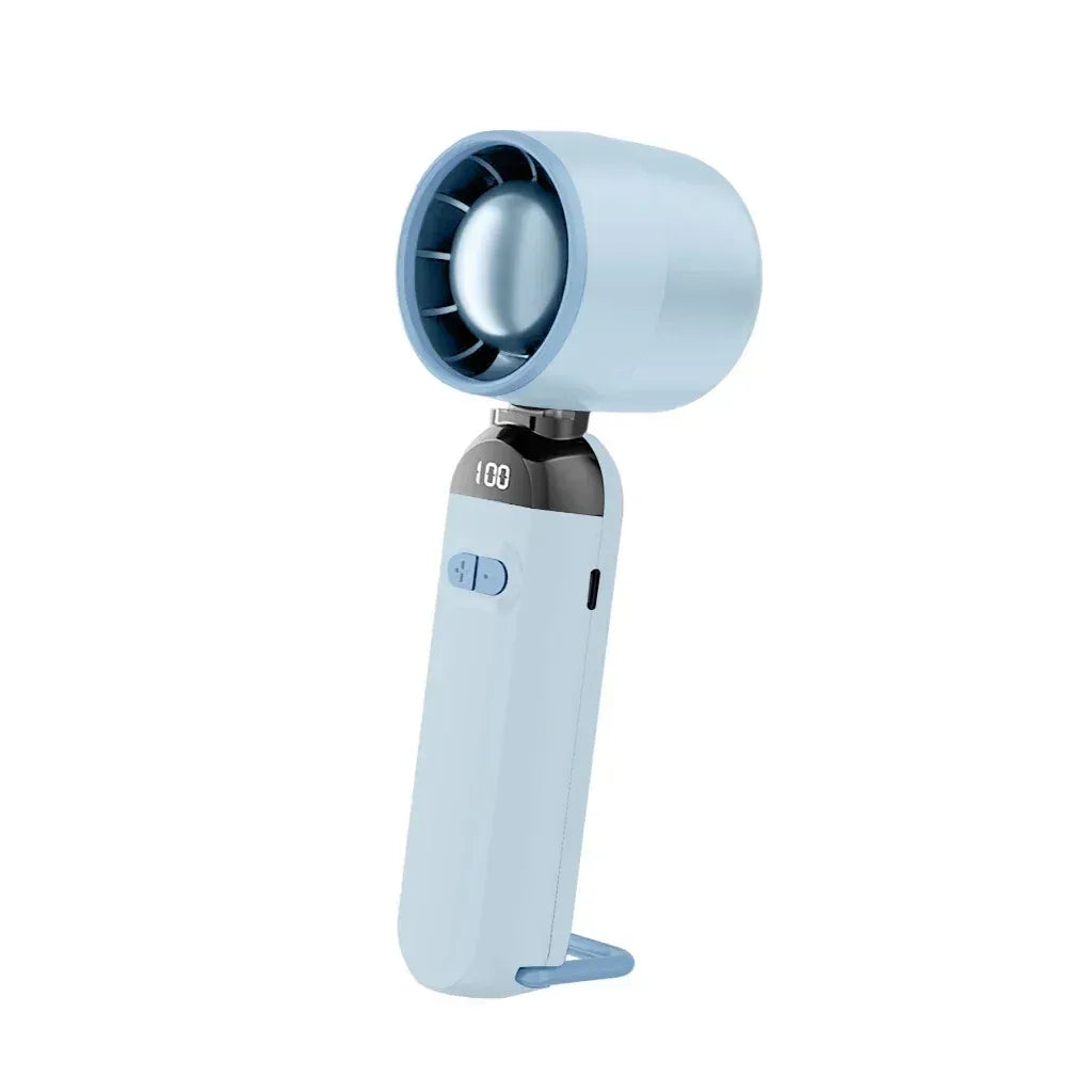Bladeless Handheld Mini Fan USB Rechargeable Mist Cooling | Wahooly Portable Handheld Mini Fan — USB Rechargeable, Bladeless Cooling with Skin Mist for Travel & Outdoor