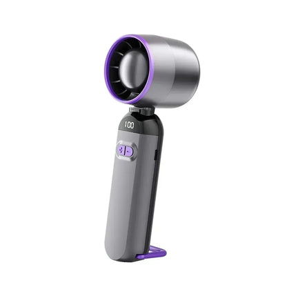 Bladeless Handheld Mini Fan USB Rechargeable Mist Cooling | Wahooly Portable Handheld Mini Fan — USB Rechargeable, Bladeless Cooling with Skin Mist for Travel & Outdoor