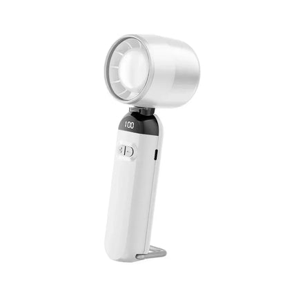 Bladeless Handheld Mini Fan USB Rechargeable Mist Cooling | Wahooly Portable Handheld Mini Fan — USB Rechargeable, Bladeless Cooling with Skin Mist for Travel & Outdoor