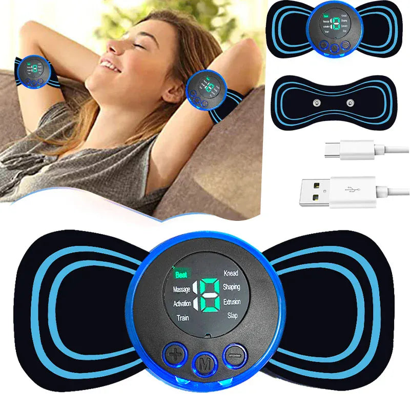 Portable Massage Foot Pad Massage Patch Massage Pen Cervical Neck and Back Full Body Massage Combination Set Portable Massage Foot Pad Massage Patch Massage Pen Cervical Neck and Back Full Body Massage Combination Set