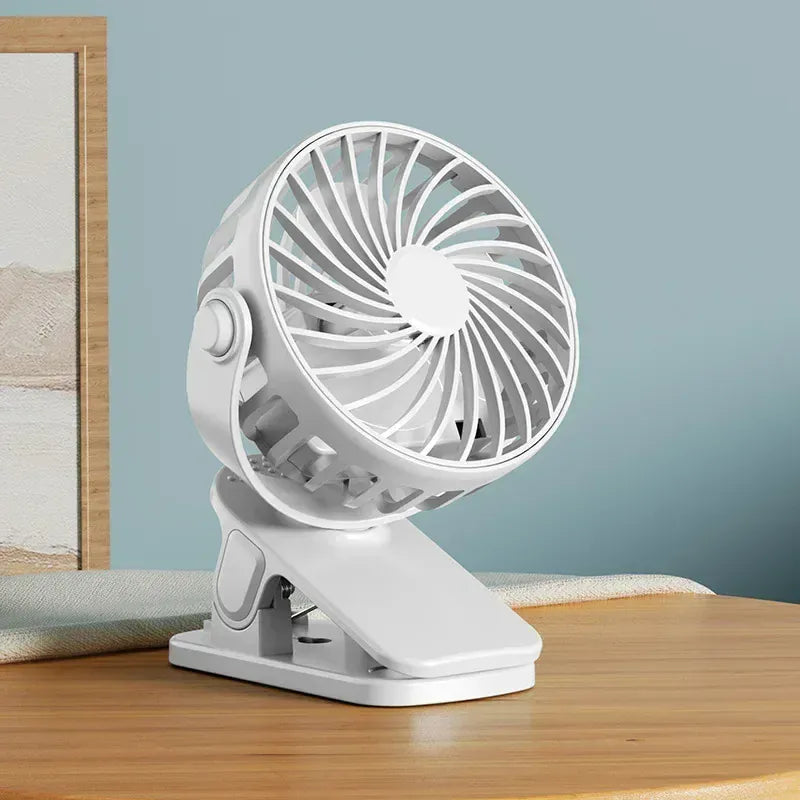 Portable Mini Cooler Fan 720°Rotatable Clip Fan Built In Night Lamp USB Rechargeable Personal Fan For Outdoor Camping Ventilador Portable Mini Cooler Fan 720°Rotatable Clip Fan Built In Night Lamp USB Rechargeable Personal Fan For Outdoor Camping Ventilador