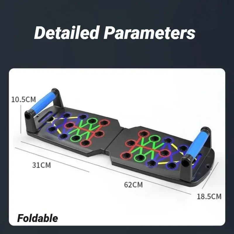 Portable Multifunctional Push Up Board Fitness and Muscle Training Device Home Workout Set Foldable Push Up Bar Resistance Portable Multifunctional Push Up Board Fitness and Muscle Training Device Home Workout Set Foldable Push Up Bar Resistance