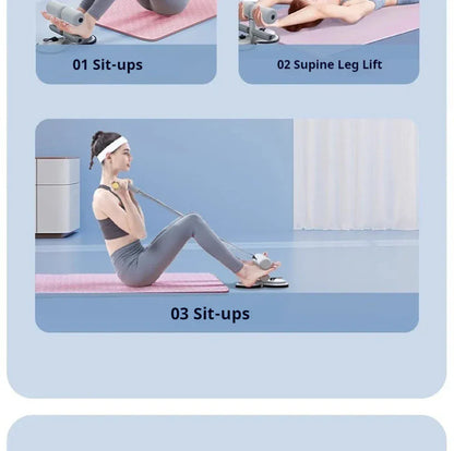 Portable Sit Up Assistant With Tension Rope Fitness Equipment Support Core Fitness Situp Yoga Practice  Home Gym Portable Sit Up Assistant With Tension Rope Fitness Equipment Support Core Fitness Situp Yoga Practice  Home Gym
